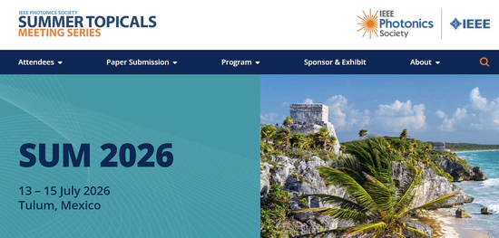 Invited speaker at the IEEE Summer Topicals